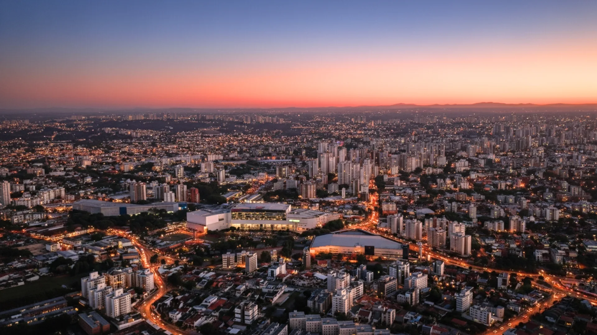 Vista urbana de Curitiba