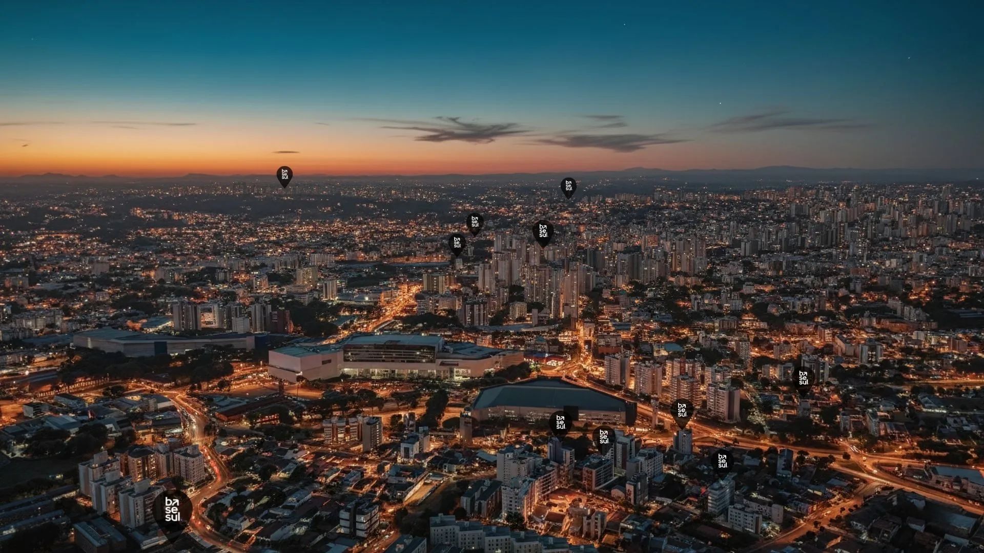 Presença dos empreendimentos Basesul em Curitiba