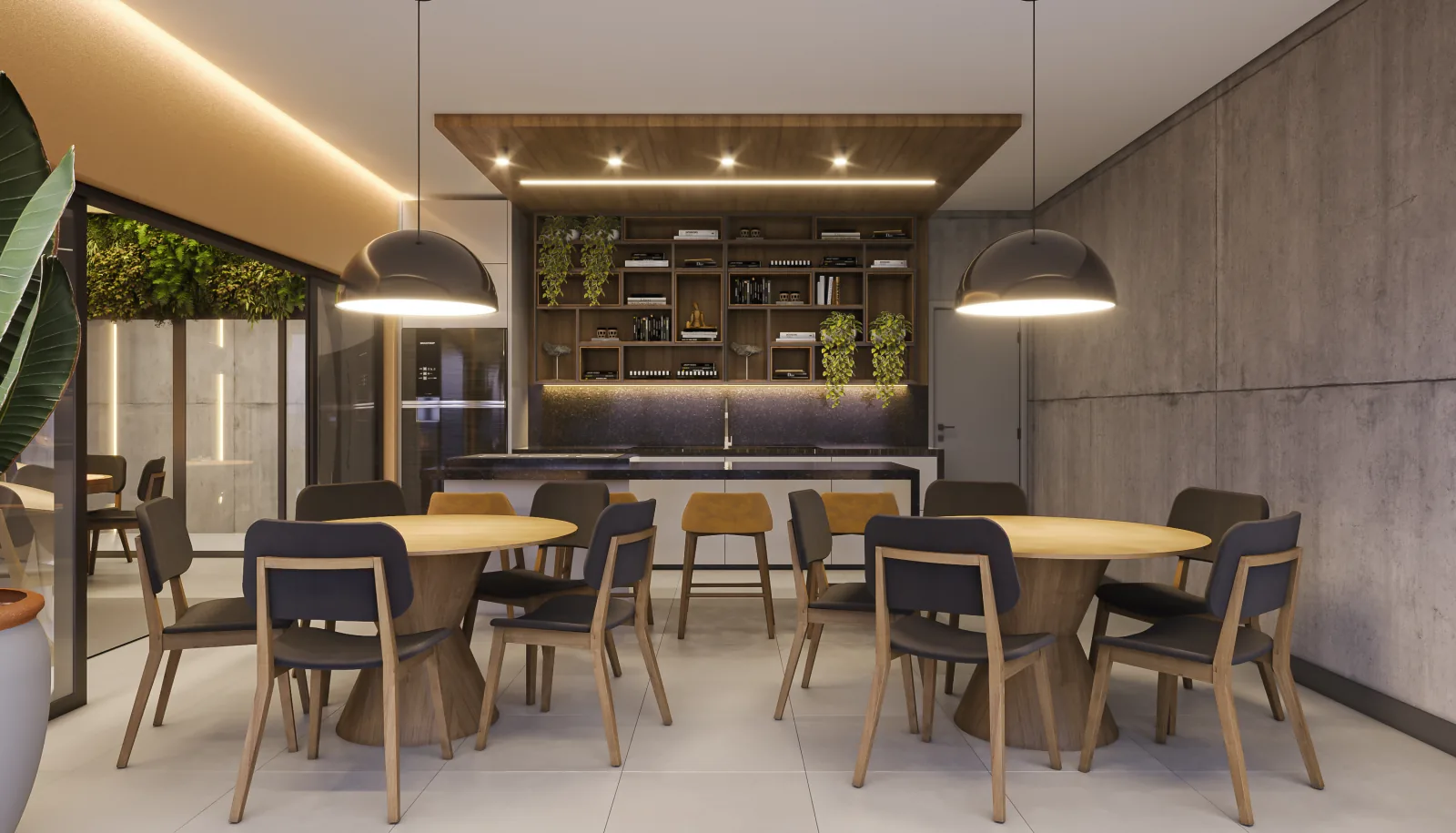 Espaço gourmet do One Life